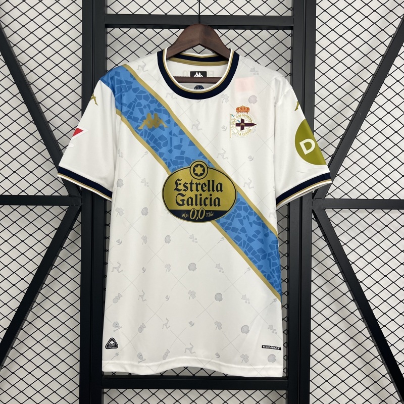 2025-26 Deportivo La Coruna No. 2 Away Jersey