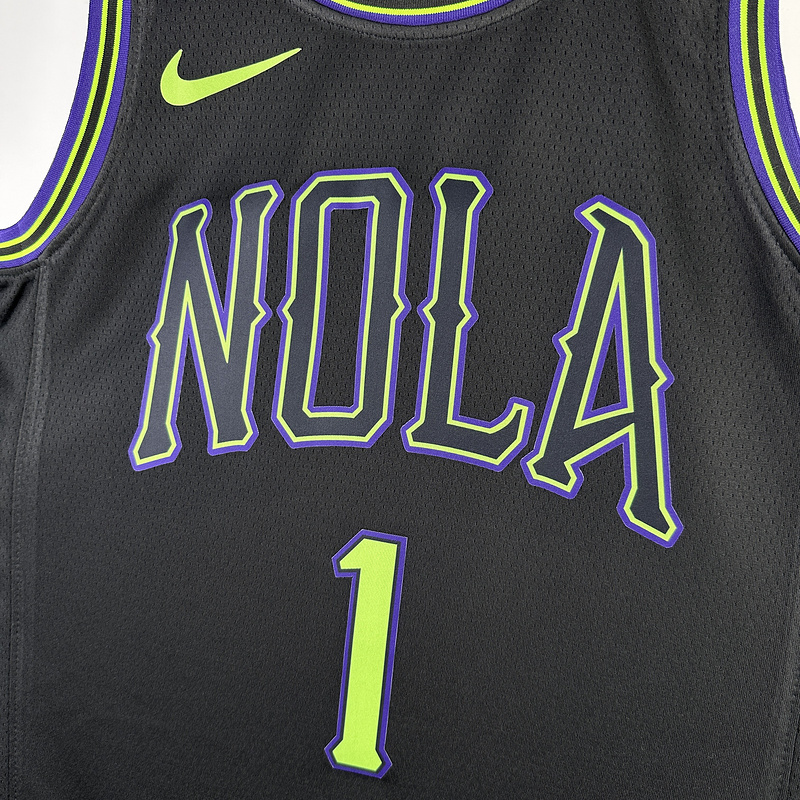2024 NBA New Orleans Pelicans 1 WILLIAMSON Basketball Jersey