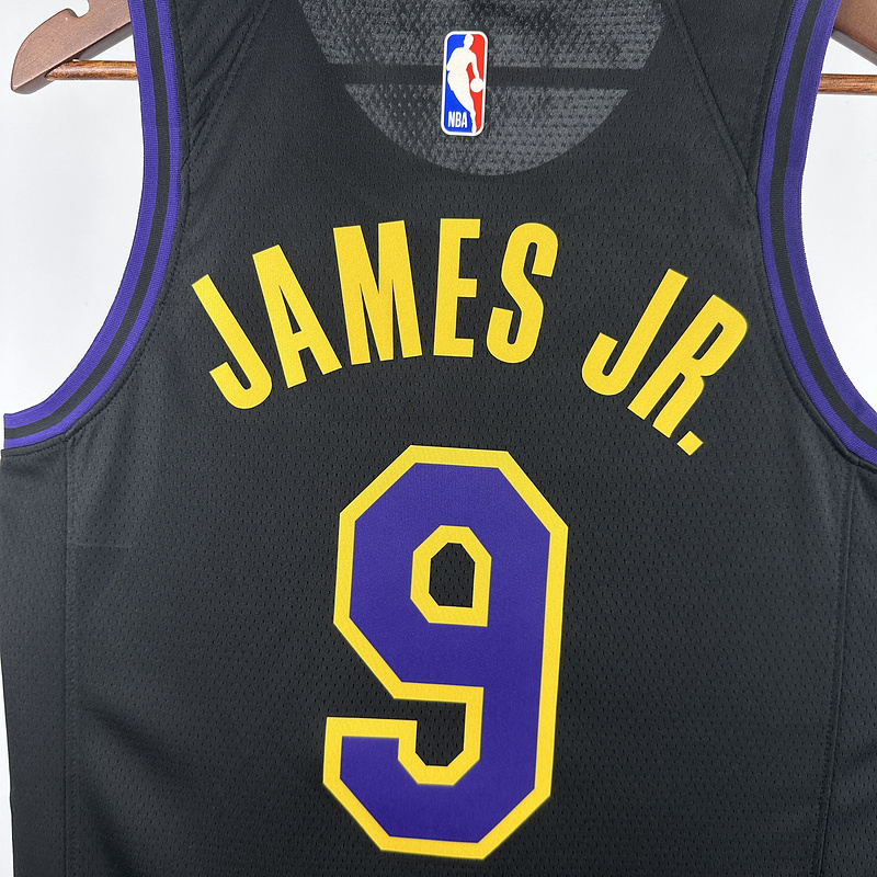 2024 NBA Lakers 9 JAMES JR Basketball Jersey