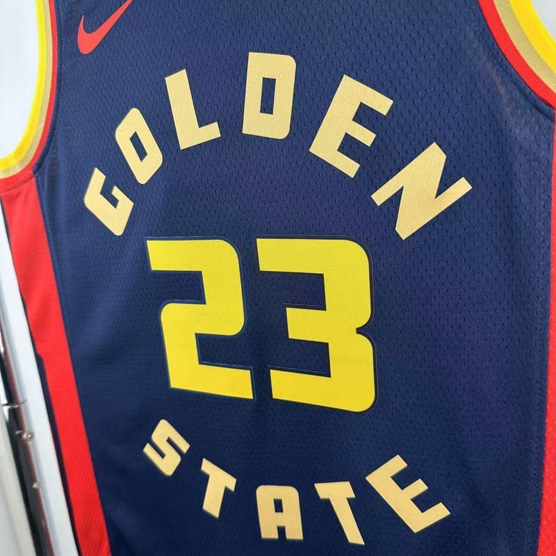 2025 NBA Golden State Warriors 23 GREEN Basketball Jersey