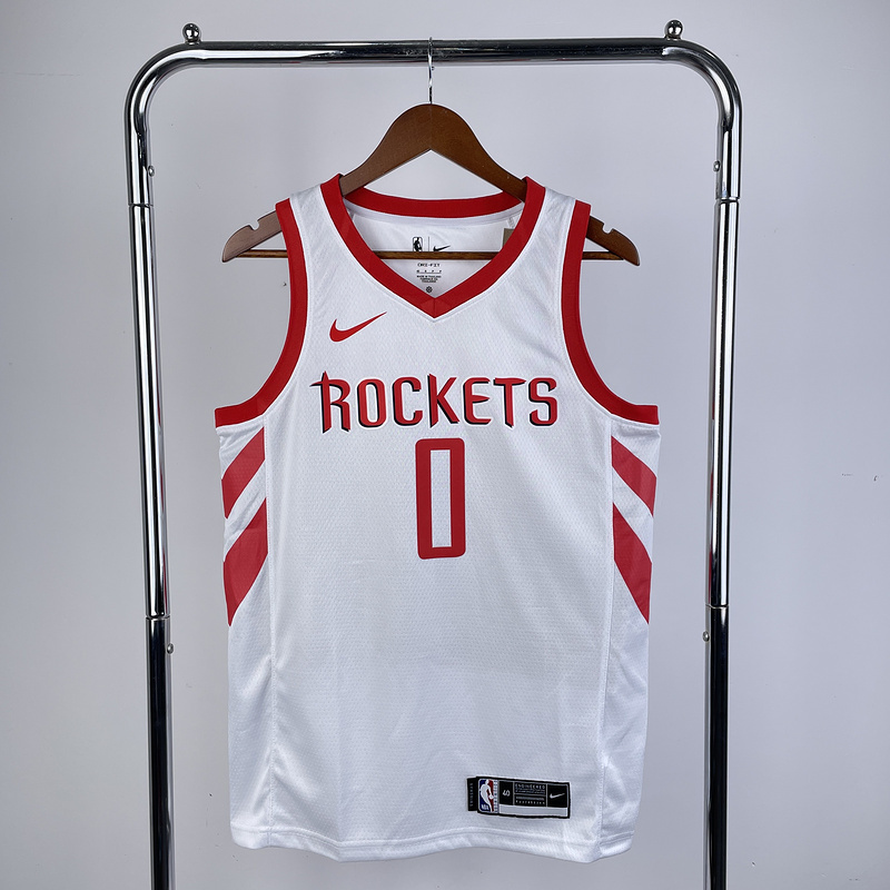 2019 NBA Houston Rockets 0 WESTBROOK Basketball jersey