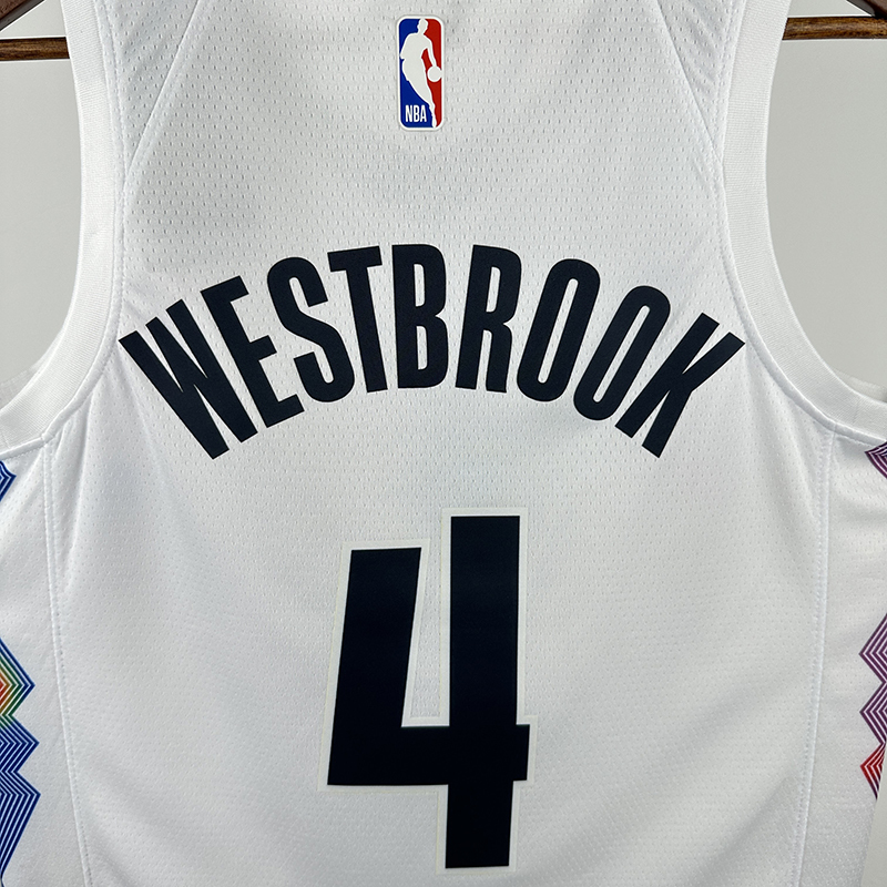 2025 NBA Denver Nuggets 4 WESTBROOK Basketball Jersey