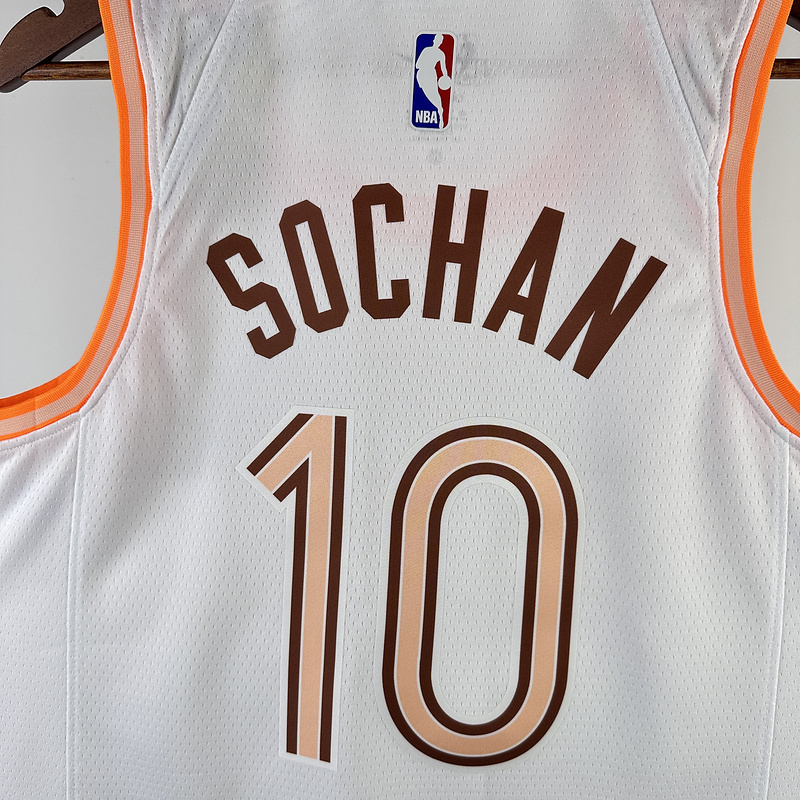 2024 NBA San Antonio Spurs 10 SOCHAN Basketball Jersey