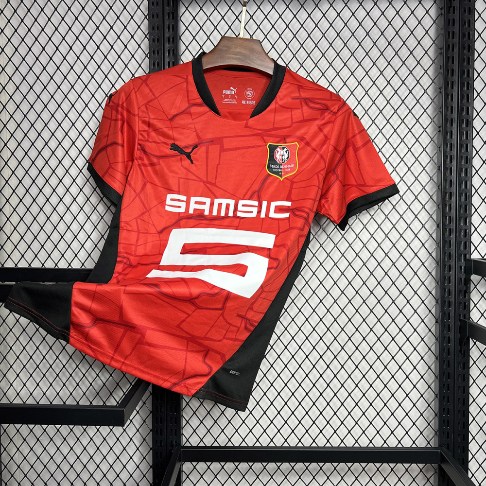 2024-25 Stade Rennes Home Football jersey