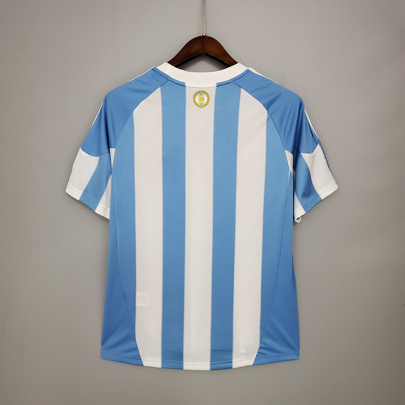 Retro 2010 Argentina home MESSI Football jersey retro