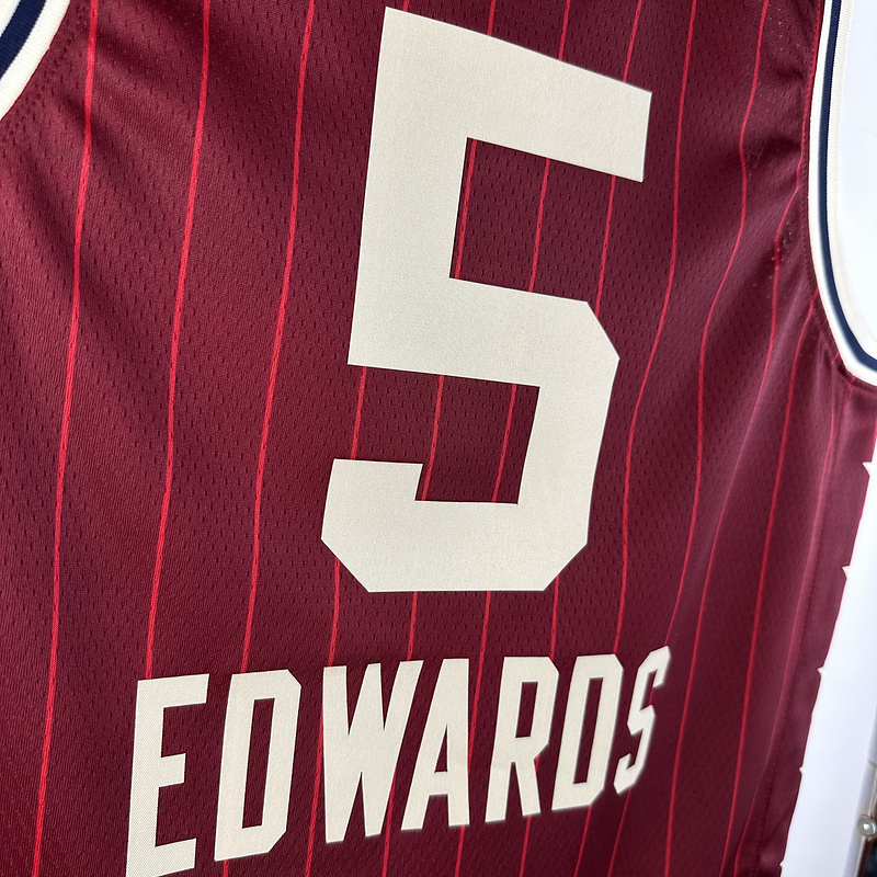2024 NBA All Star Game (5 EDWARDS) Basketball Jersey