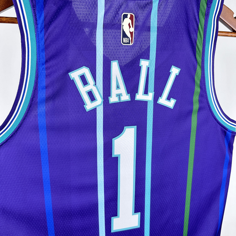 2020 NBA Charlotte Hornets (1 BALL) Basketball Jersey