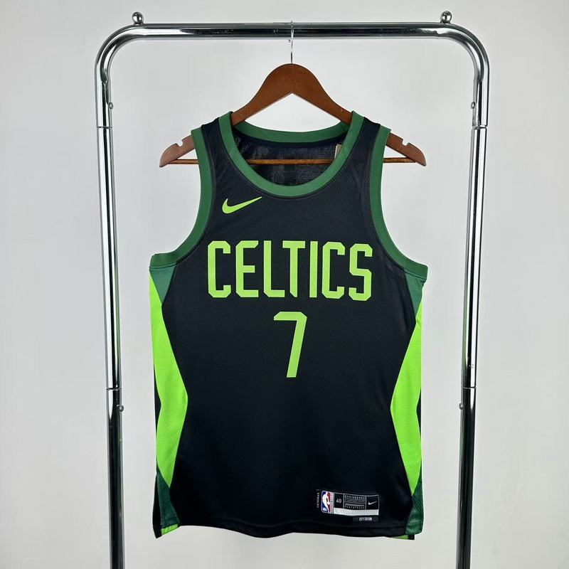2025 NBA Boston Celtics 7 BROWN Basketball Jersey
