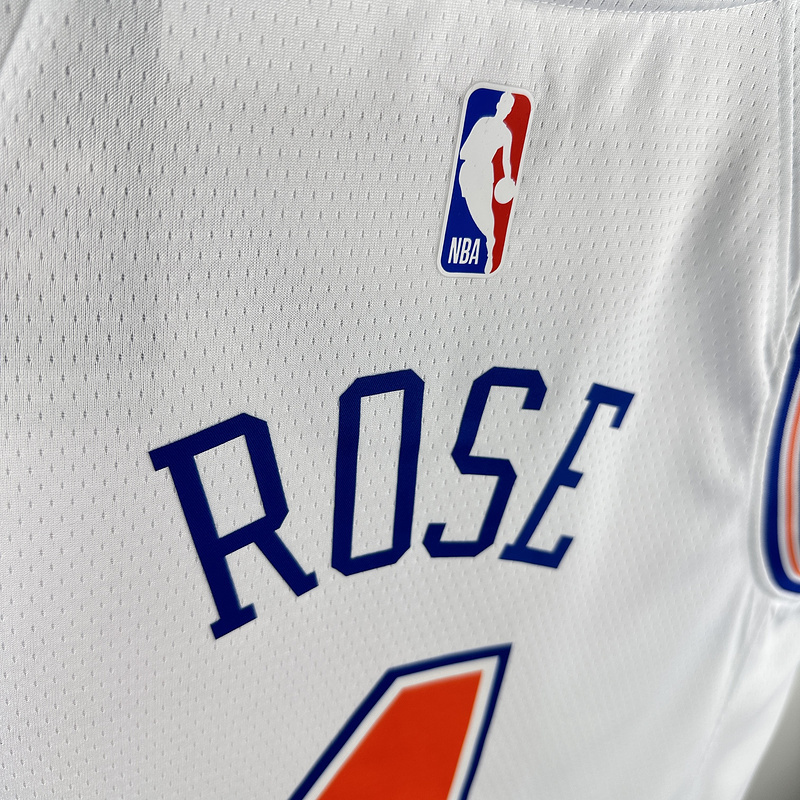 2021 New York Knicks 4 ROSE Basketball Jersey