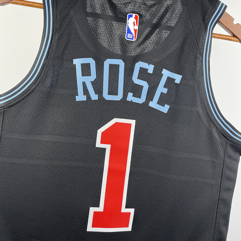 2019 NBA Chicago Bulls (1 ROSE) Basketball Jersey