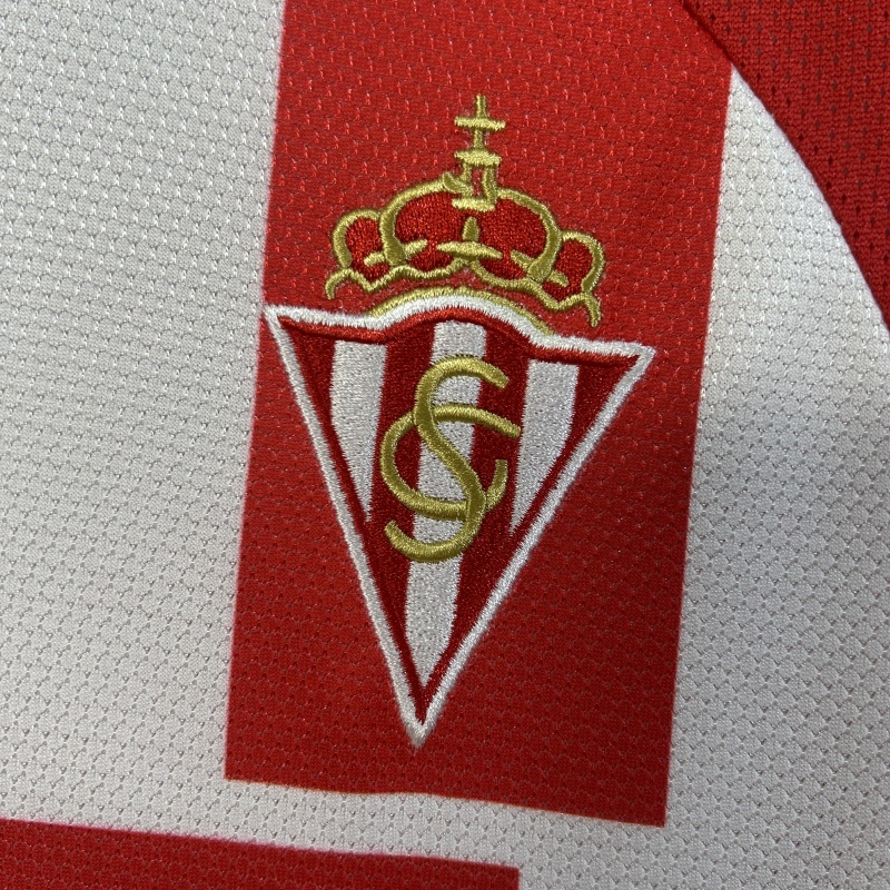 Retro 2008-09 Sporting Gijon Home Football jersey retro