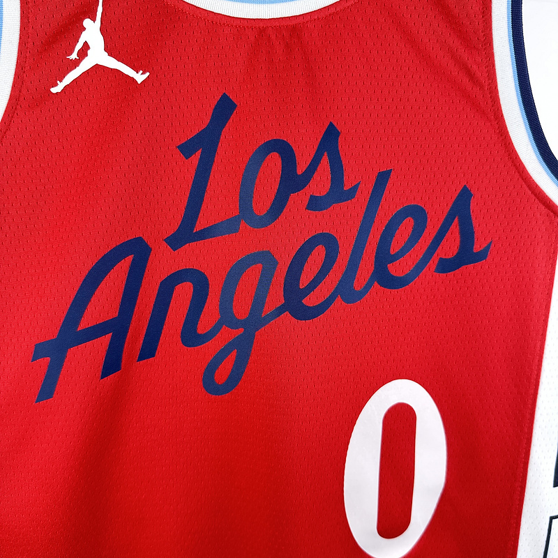 2025 NBA LA Clippers 0 WESTBROOK Basketball Jersey
