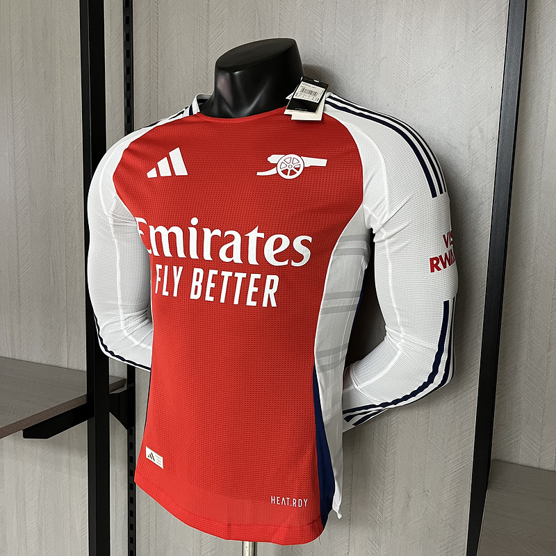 2024-25 Arsenal Home Player Long Sleeve Football jersey