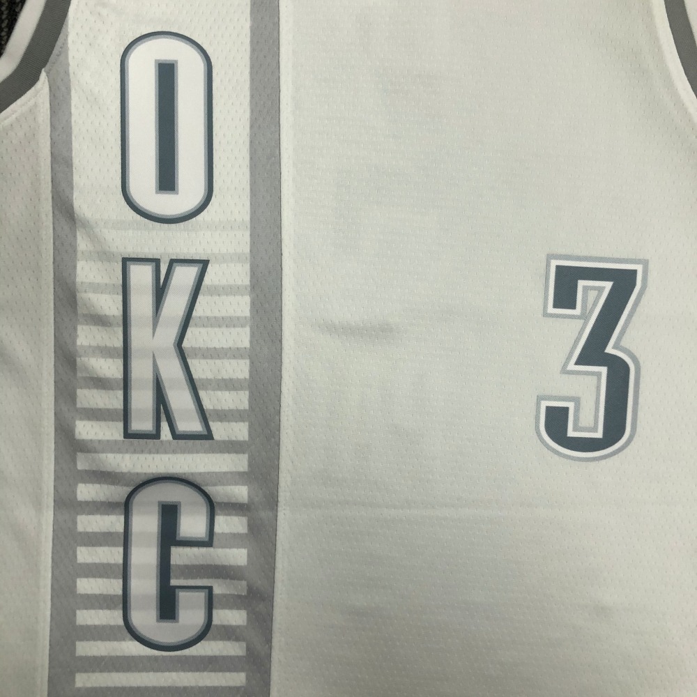 2022 NBA Oklahoma City Thunder 3 Paul Basketball Jersey