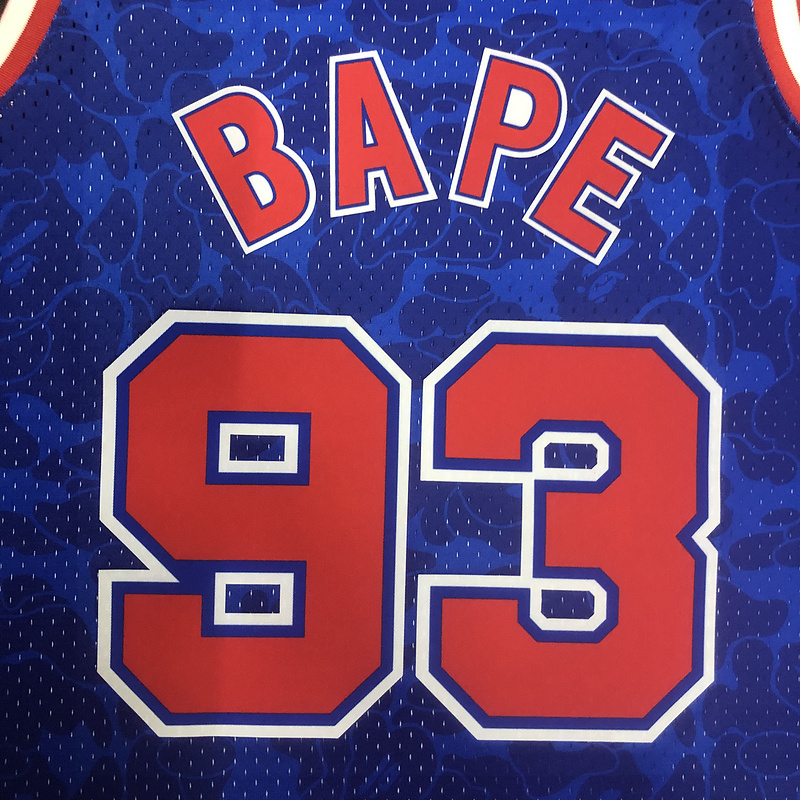 1993 NBA Brooklyn Nets (BAPE 93) Basketball Jersey