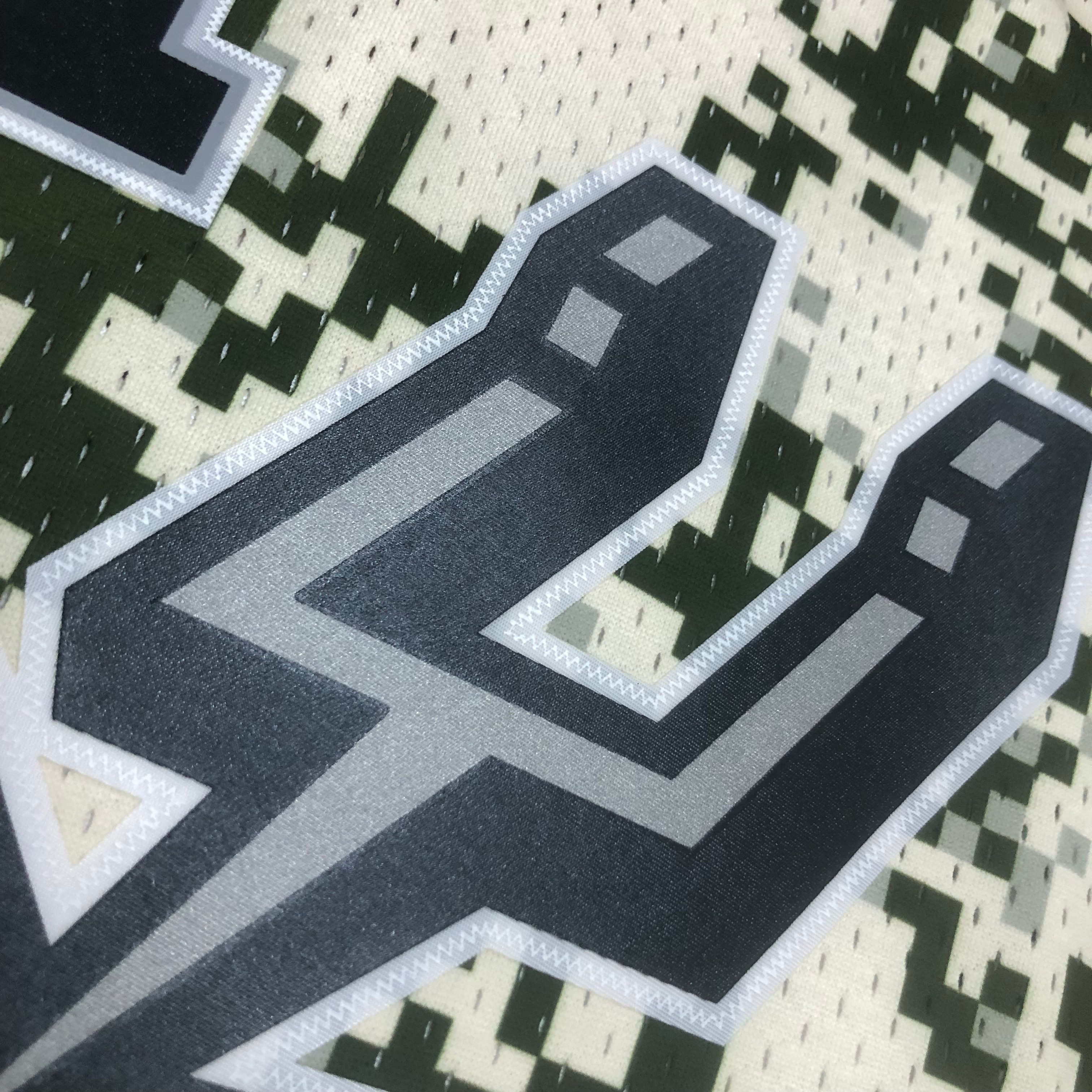 MN Jersey San Antonio Spurs 13-14 Season Camouflage No. 21 Duncan