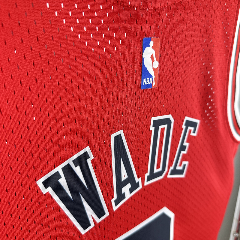 2016-17 NBA Chicago Bulls 3 WADE Basketball Jersey
