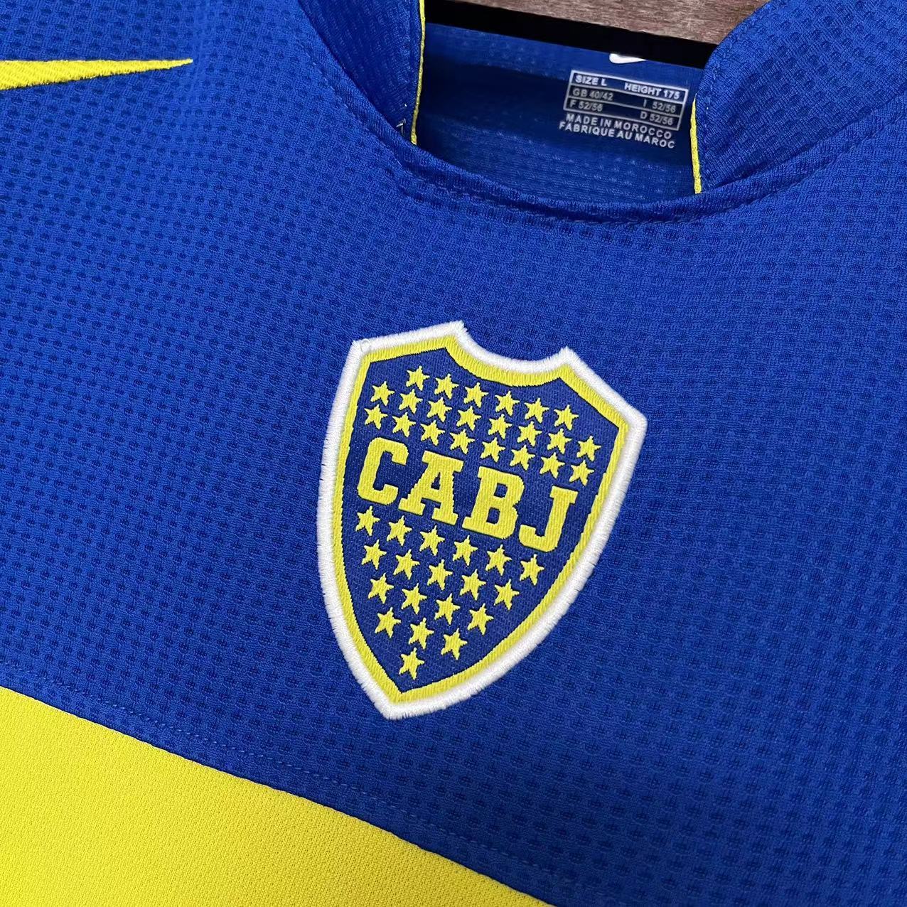 Retro 2004-05 Boca Juniors home Football jersey Retro
