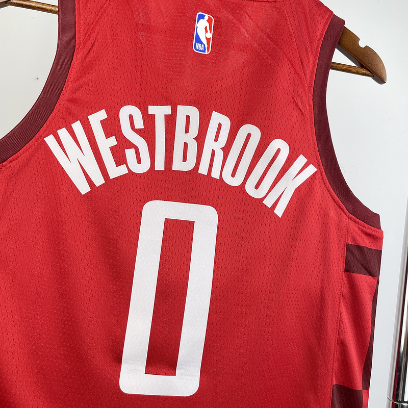 2019 NBA Houston Rockets 0 WESTBROOK Basketball jersey