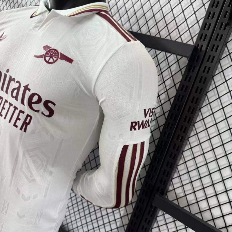 Player 2025-26 Arsenal 2 Away Long Sleeve Football jersey