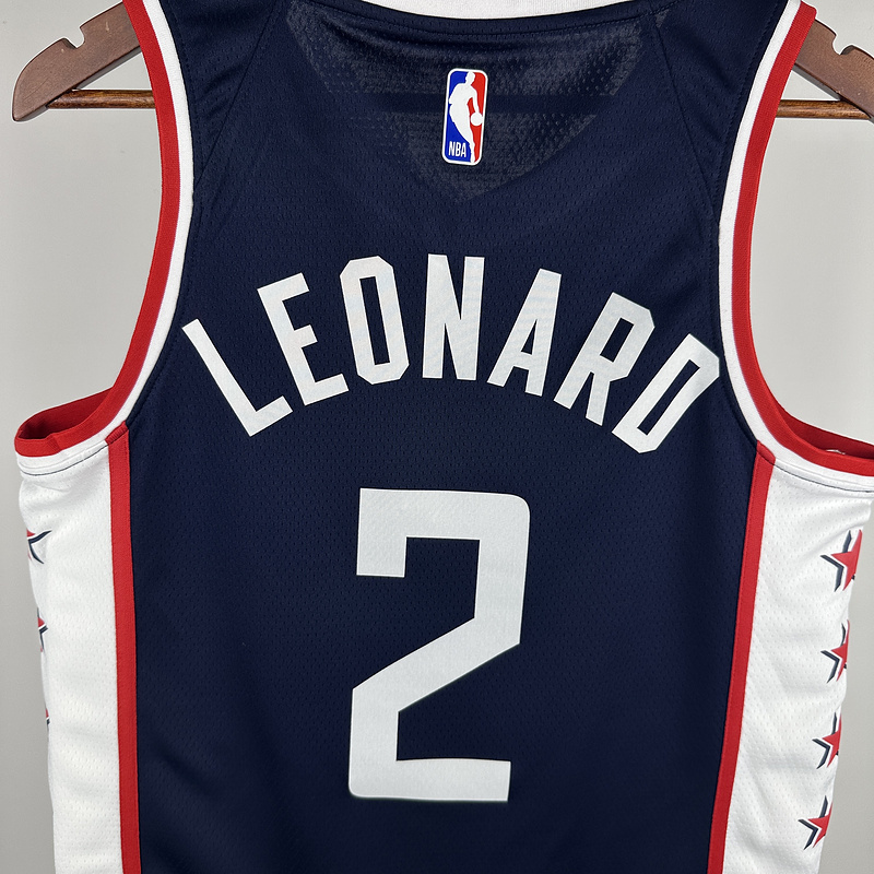 2019 NBA LA Clippers (2 LEONARD) Basketball Jersey