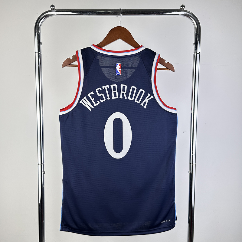 2025 NBA LA Clippers (0 WESTBROOK) Basketball Jersey