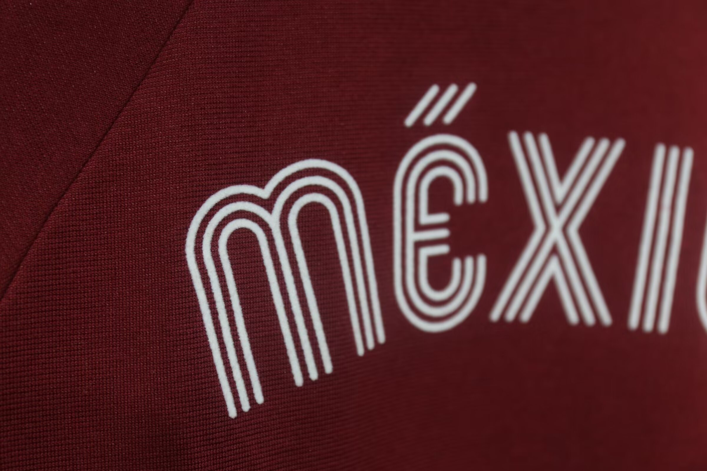 Retro 1984-85 Mexico Red Home football jersey Retro