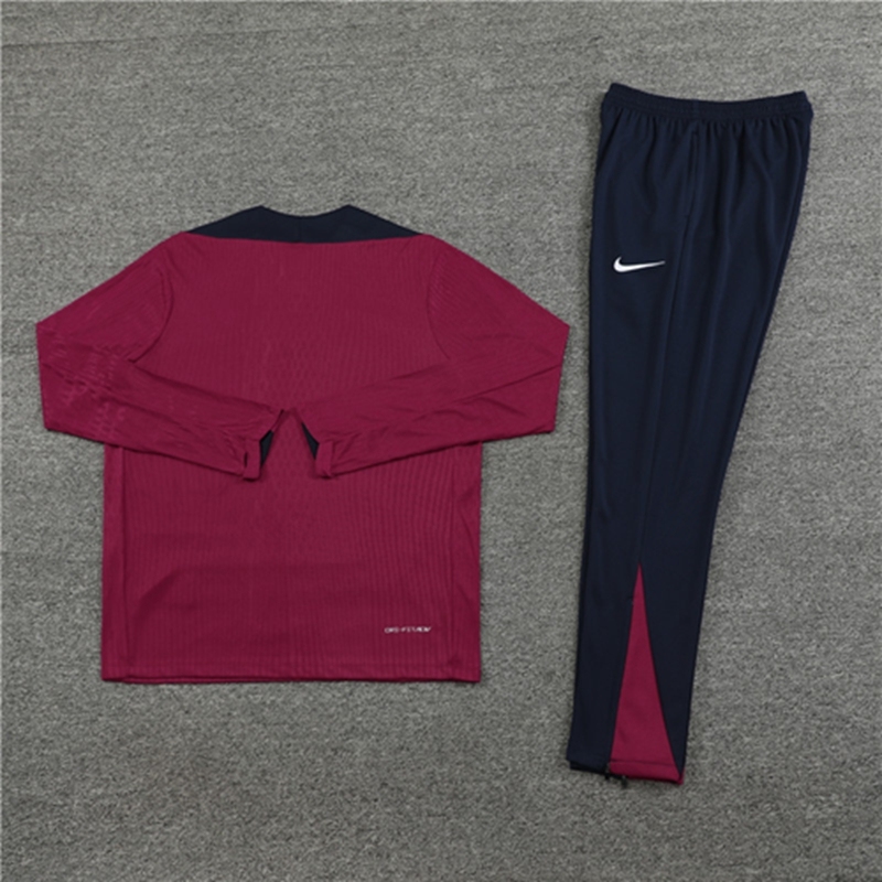2024-25 England Red【Player】Long Sleeve Training Suit