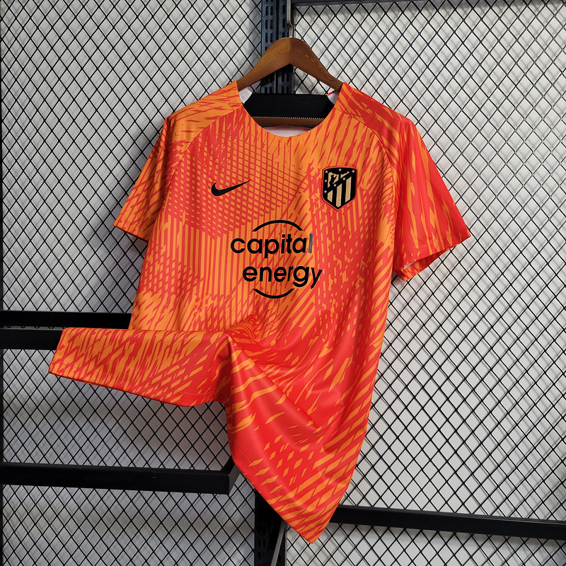 2022-23 Atletico Madrid Training Server Orange Football jersey