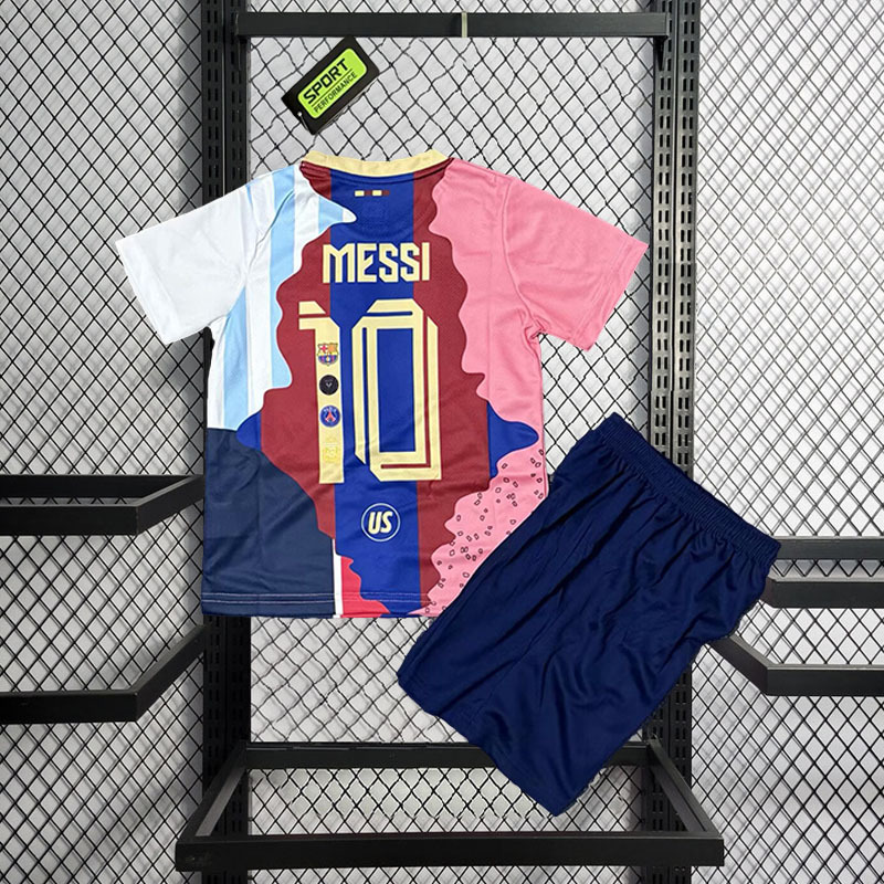 KIDS MISSE Barcelona PSG Argentina Inter Miami Football jersey