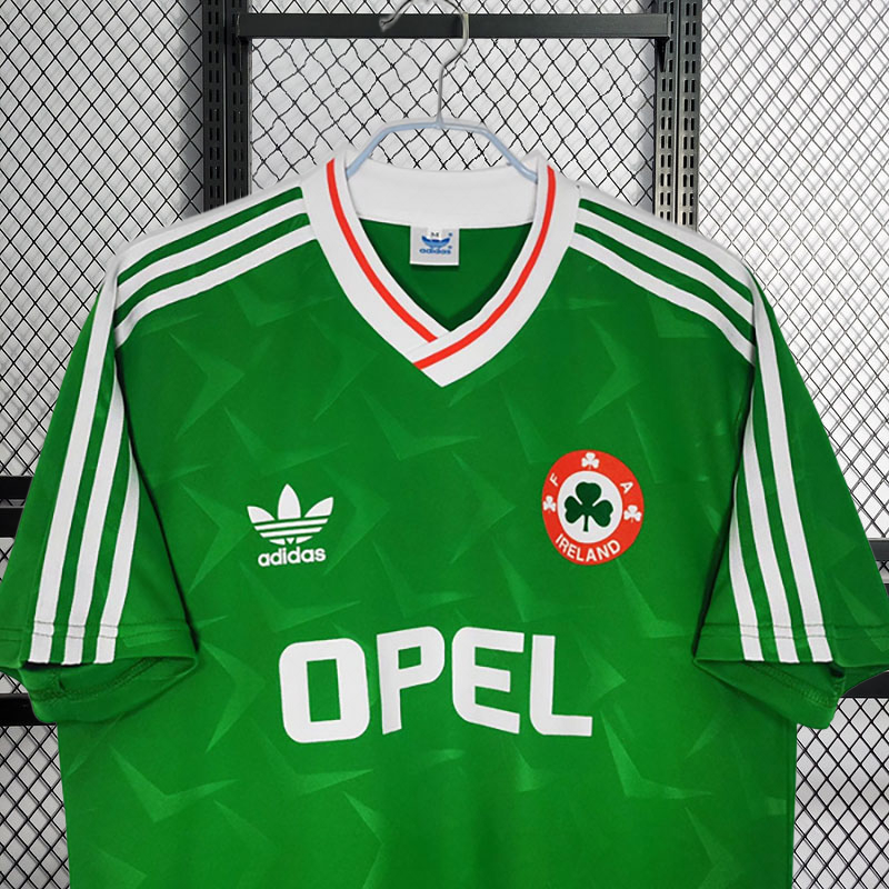 retro 1990-92 Republic of Ireland home retro football jersey
