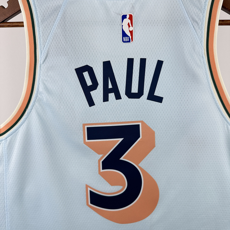 2025 NBA San Antonio Spurs 3 PAUL Basketball Jersey
