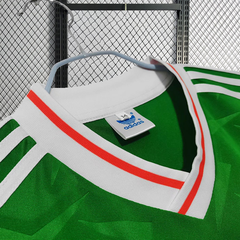 retro 1990-92 Republic of Ireland home retro football jersey