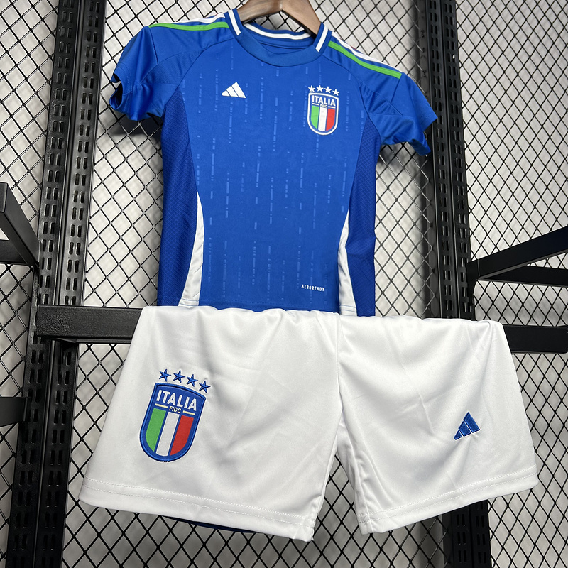 2024-25 Italy Home kids Football jersey