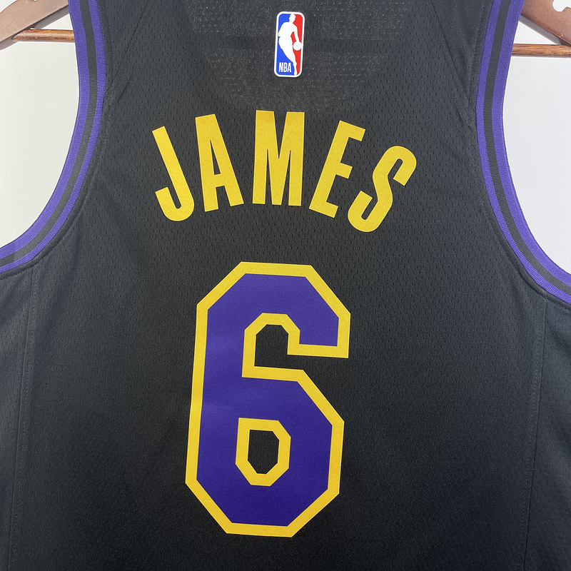 2024 NBA Lakers 6 JAMES Basketball Jersey
