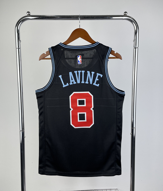 2019 NBA Chicago Bulls (8 LAVINE) Basketball Jersey