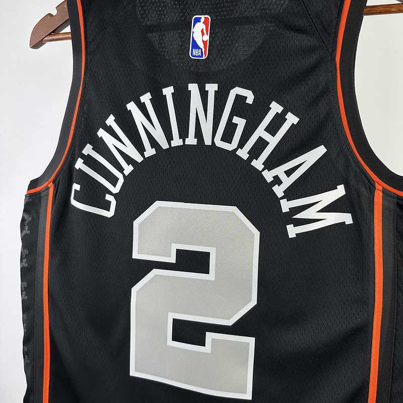 2024 NBA Detroit Pistons 2 CUNNINGHAM Basketball Jersey