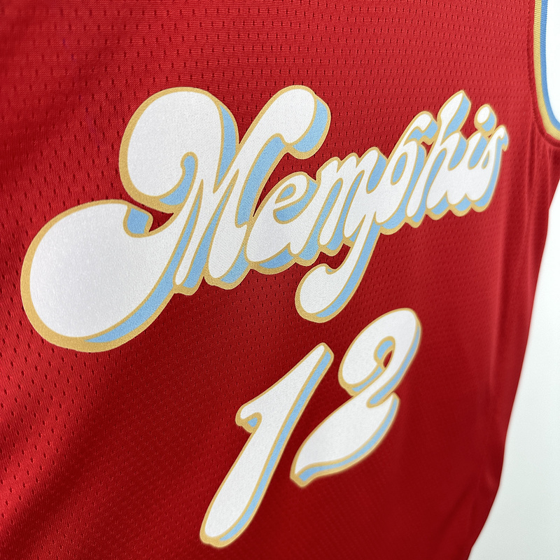 2025 NBA Memphis Grizzlies 12 MORANT Basketball Jersey