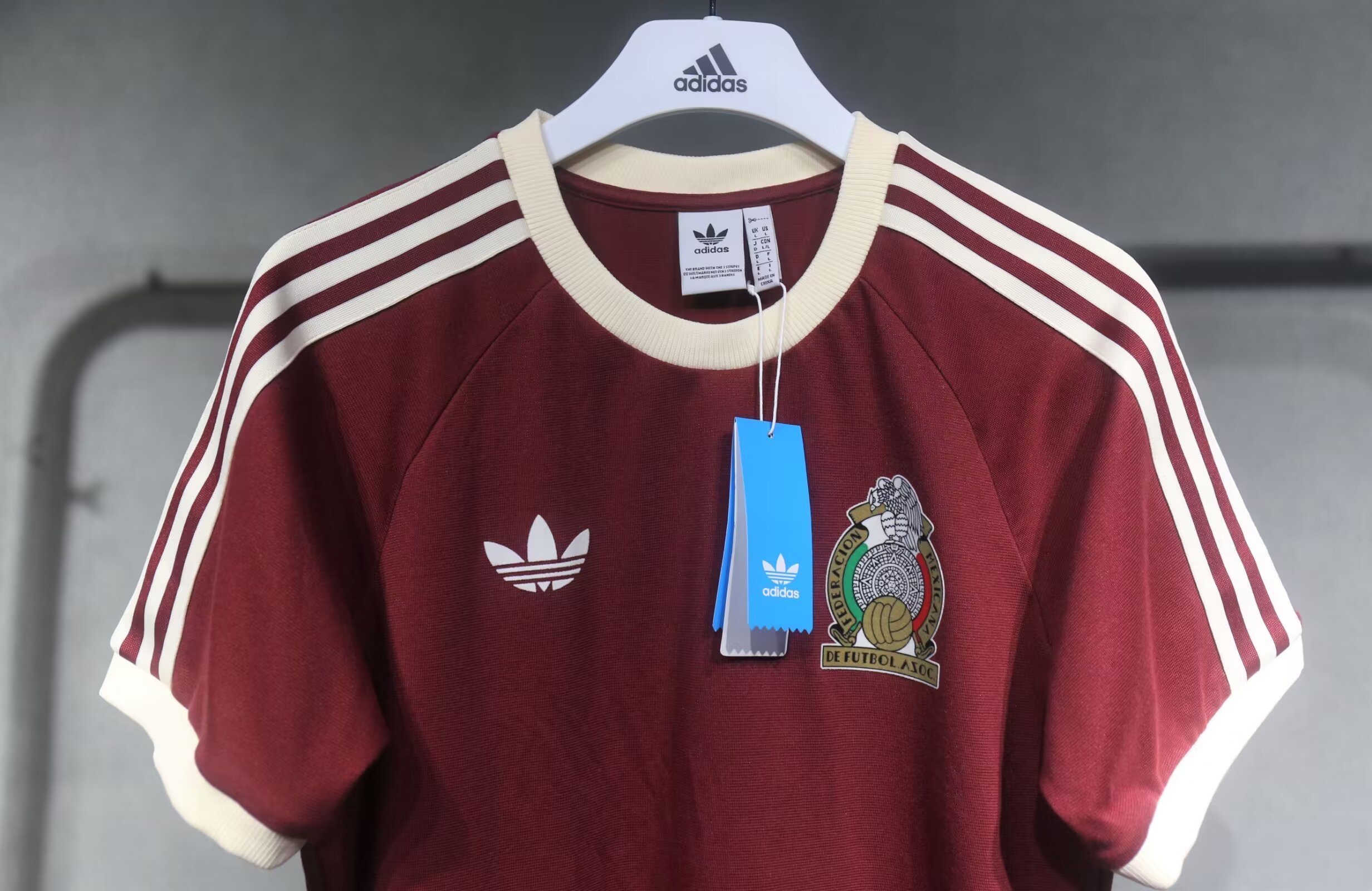 Retro 1984-85 Mexico Red Home football jersey Retro