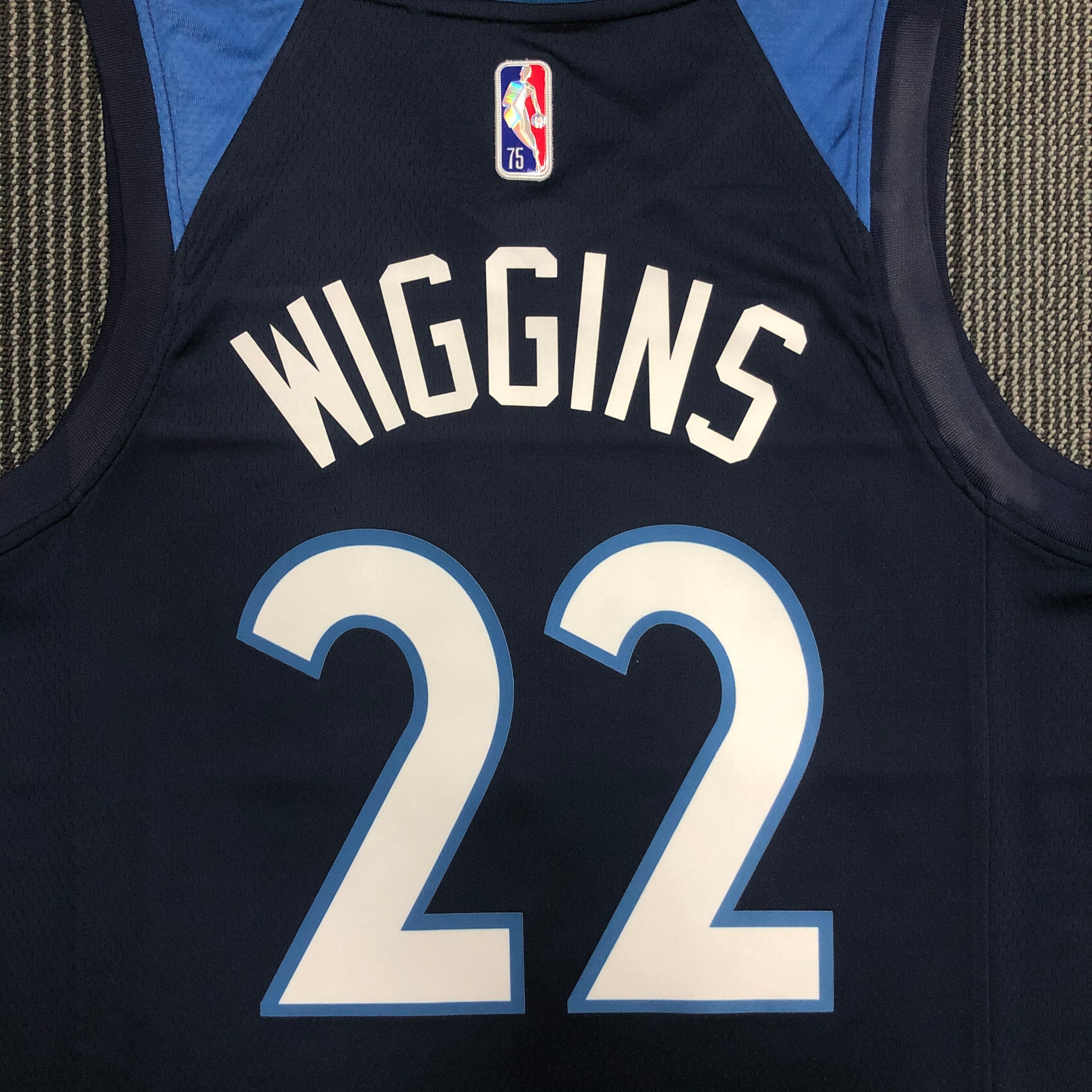 NBA 75th Anniversary Minnesota Timberwolves 22 Wiggins Basketball Jersey