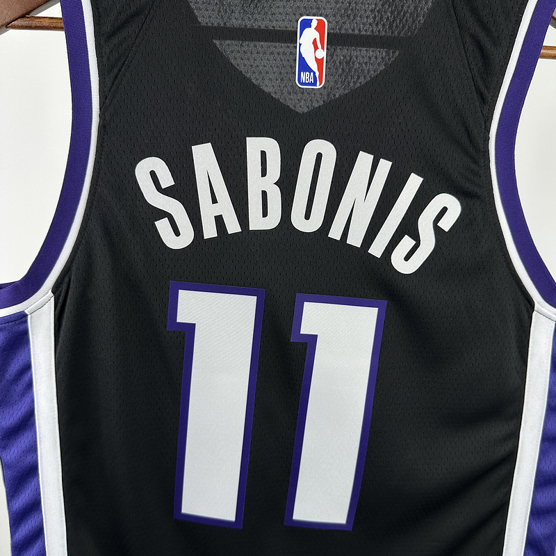 2024 NBA Sacramento Kings 11 SABONIS Basketball Jersey