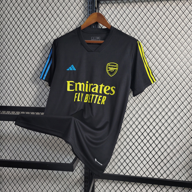 2023-24 Arsenal Black Training Shirt Football jersey