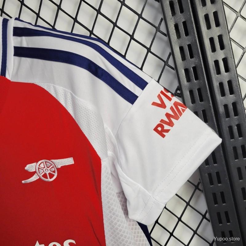 Women 2024-25 Arsenal  Home Women's Football jersey