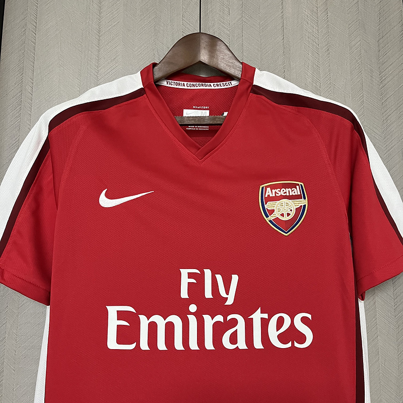 Retro 2007-08 Arsenal Home Football jersey retro