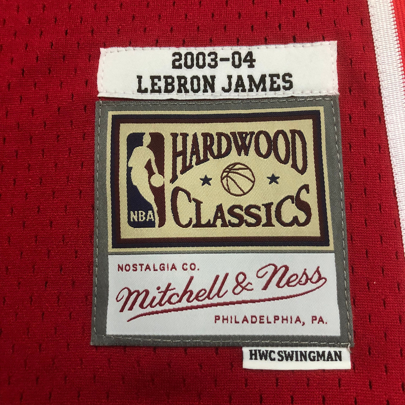 2003-04 NBA Cleveland Cavaliers (23 JAMES) Basketball Jersey