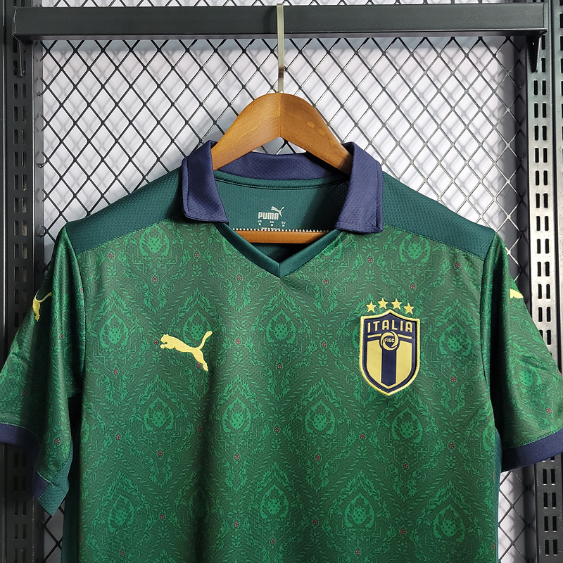 2020 Italy 3rd Away Green BERNARDESCHI IMMOBILE CHIESA CHIELLINI ZANIOLO INSIGNE Shirt Football jersey
