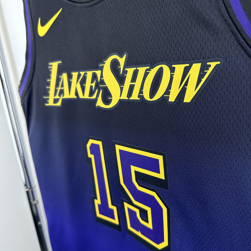 2025 NBA Lakers 15 REAVES Basketball Jersey
