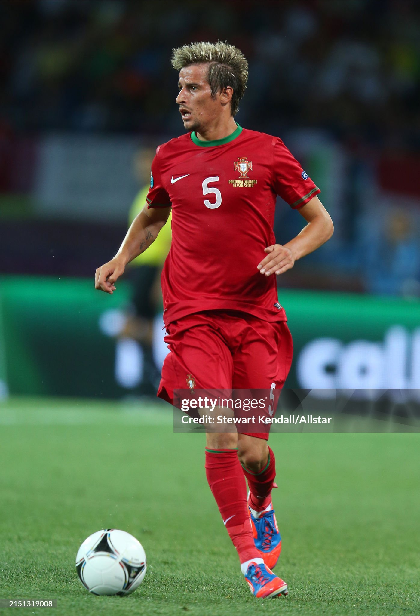 Retro Player 2012 Portugal Home Long Sleeve Football jersey retro