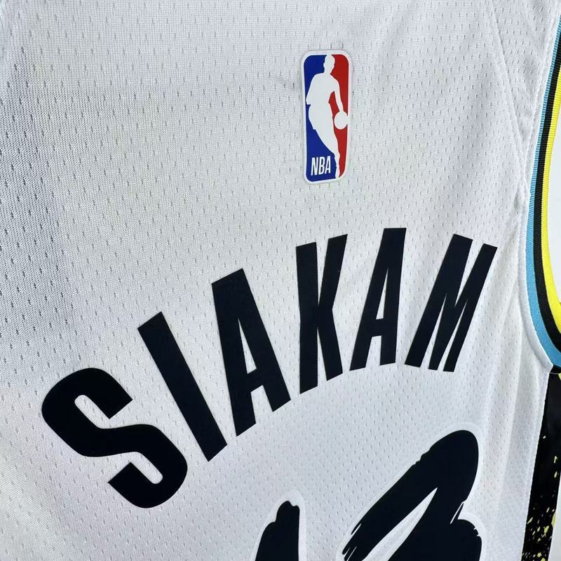 2025 NBA Indiana Pacers 43 SIAKAM Basketball Jersey