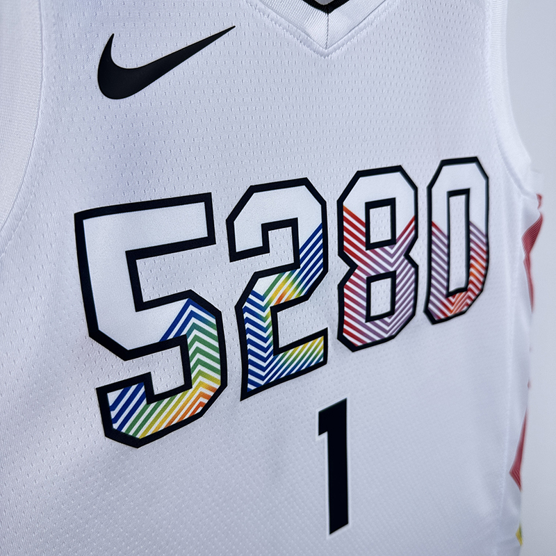 2025 NBA Denver Nuggets 1 PORTER JR. Basketball Jersey